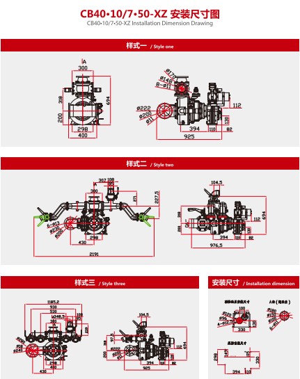 CB40��10/7��50-XZ܇�������ð��b�ߴ�D